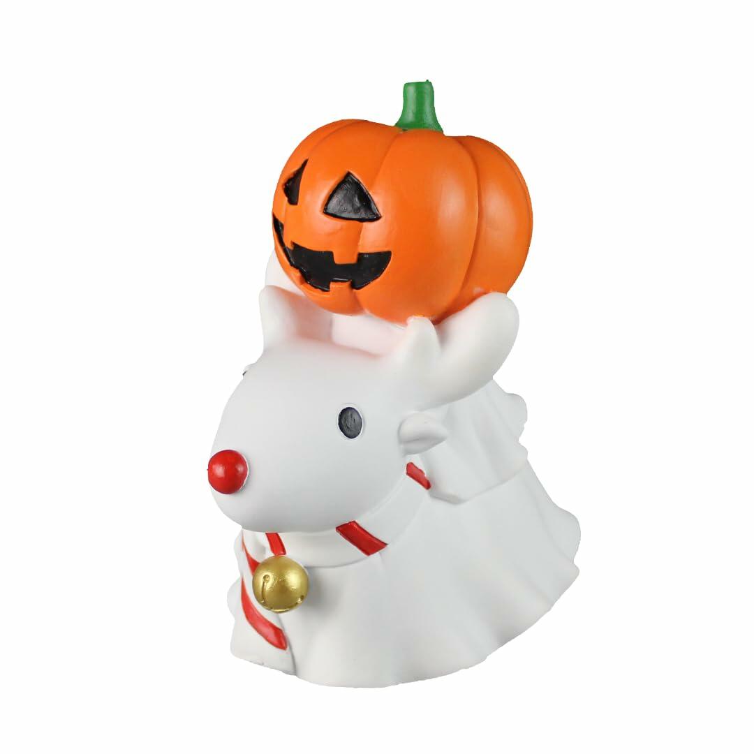 UHIWALKER Christmas Reindeer Figurine Pumpkin Home Garden Decor 0.88lb