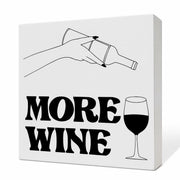 Bar Desk Decor Wooden Box Sign Wine Lover Gifts Home Kitchen Dining Room