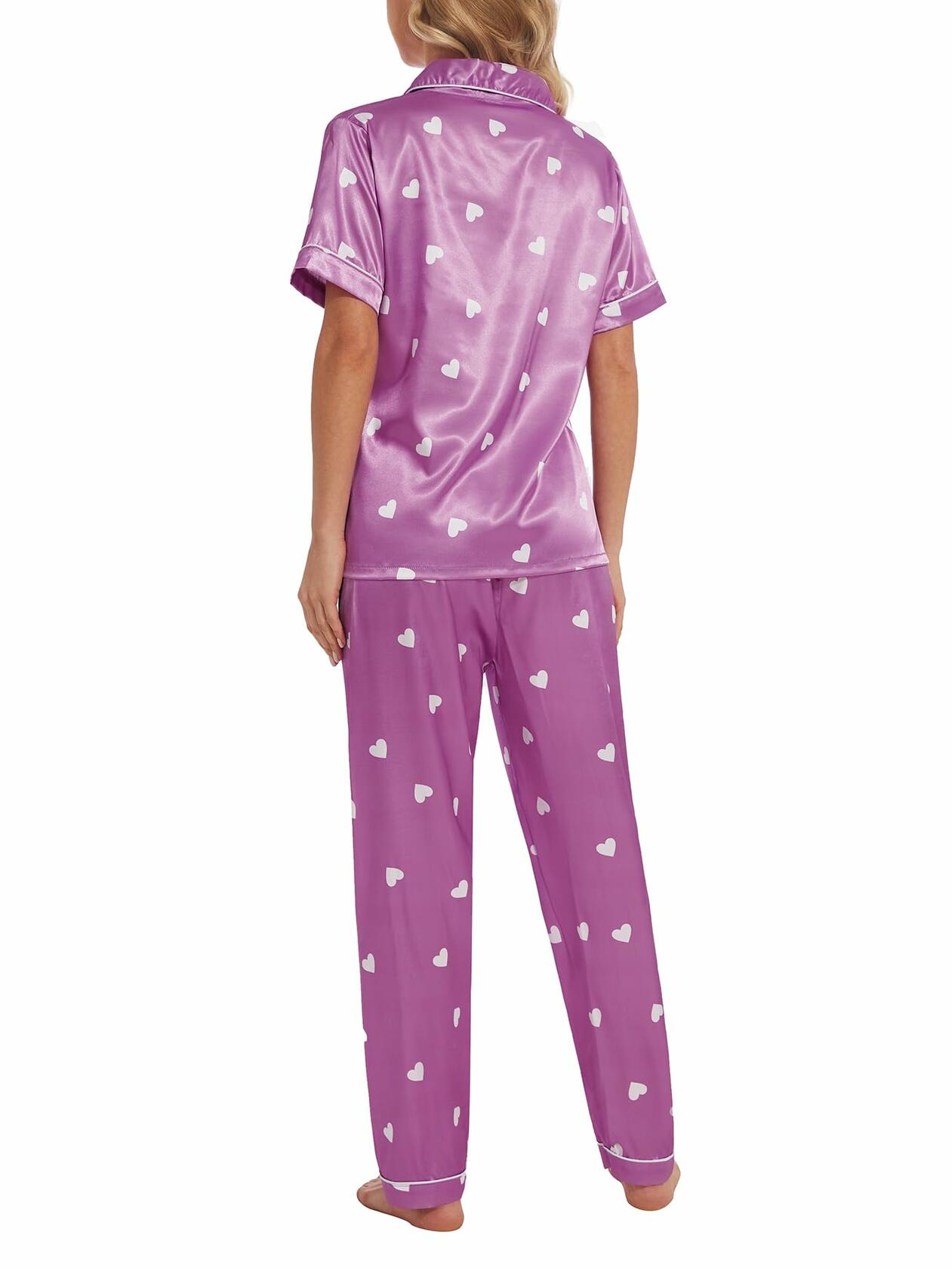 Women's Pajama Set Plus Size Super-Soft Short & Long Sleeve Pants Size S