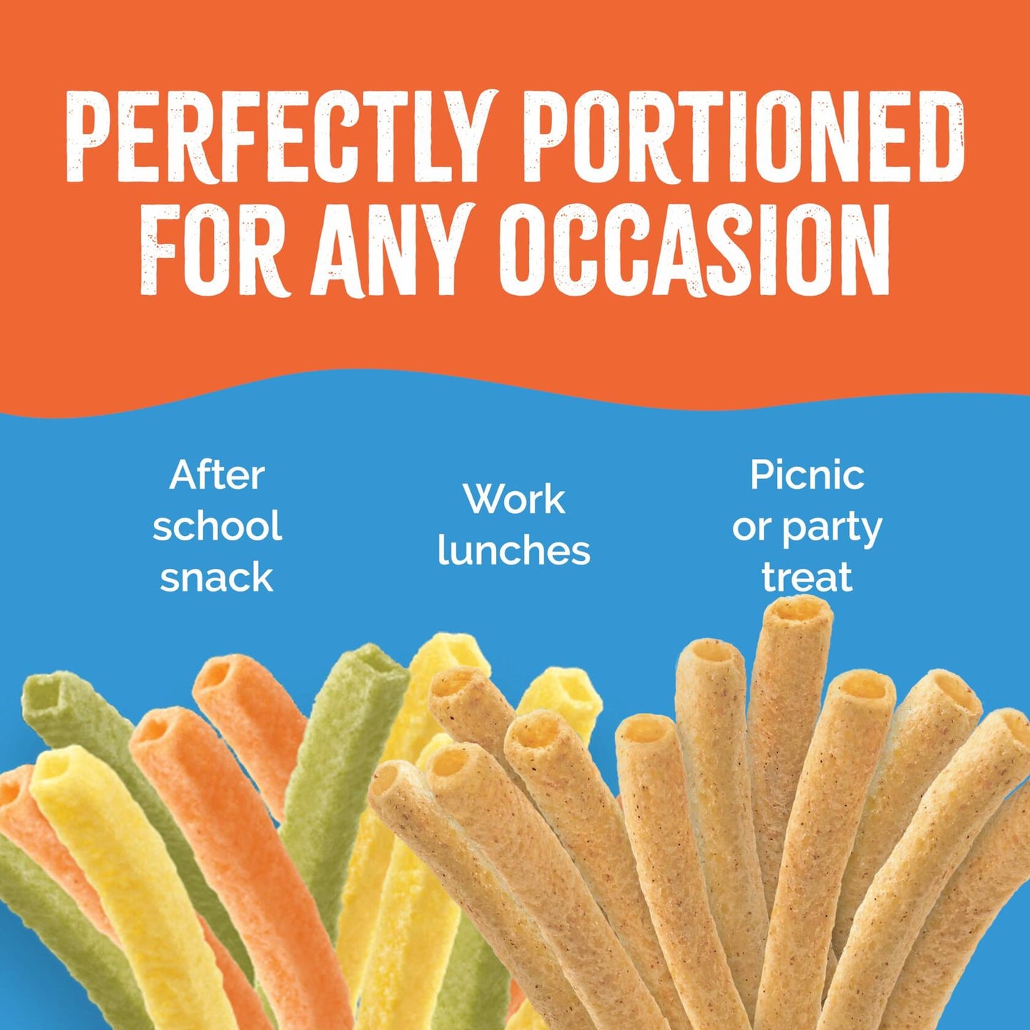 BestBy06/25 Garden Veggie Straws Variety Pack 1oz Sea Salt Ranch Cheddar 24ct