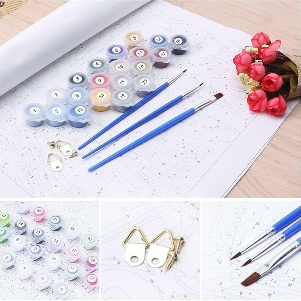 Breakfast Flatlay Paint by Numbers Kit for Adults 16x20in Without Frame