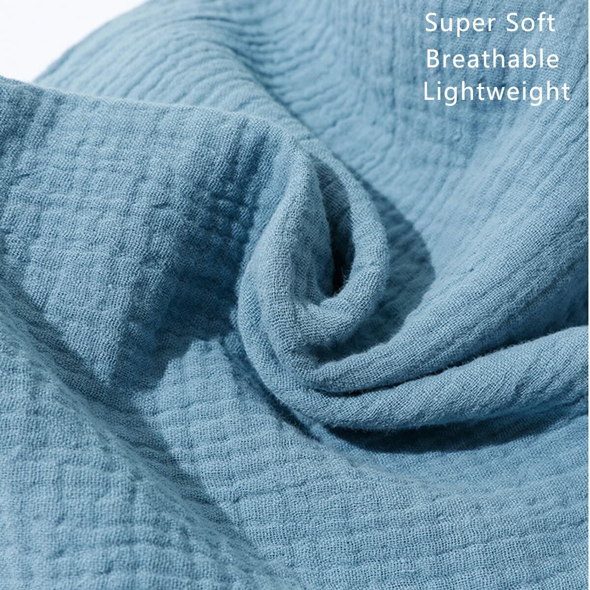 YCHWFF Muslin Baby Lounger Cover 2 Pack Organic Cotton Removable Slipcover