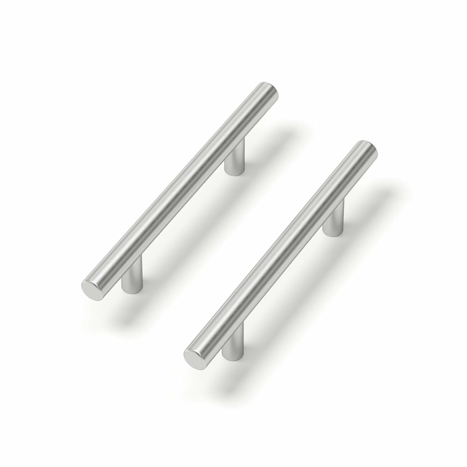 homdiy 25 Pack 4in Brushed Nickel Stainless Steel Cabinet Pulls Handles