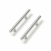 homdiy 25 Pack 4in Brushed Nickel Stainless Steel Cabinet Pulls Handles