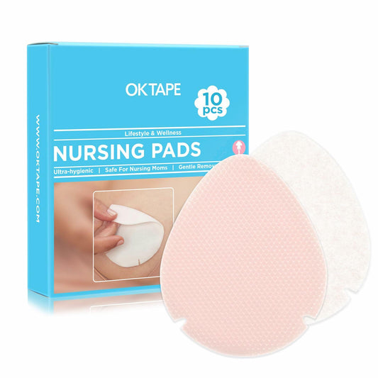 OK TAPE Hydrogel Nursing Pads Cooling Pain Relief Postpartum 10 Pcs