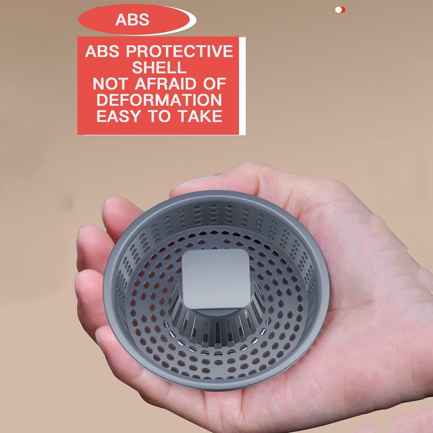 304 Stainless Steel Sink Strainer Basket with Stopper Lid 3.5 Inch Drain