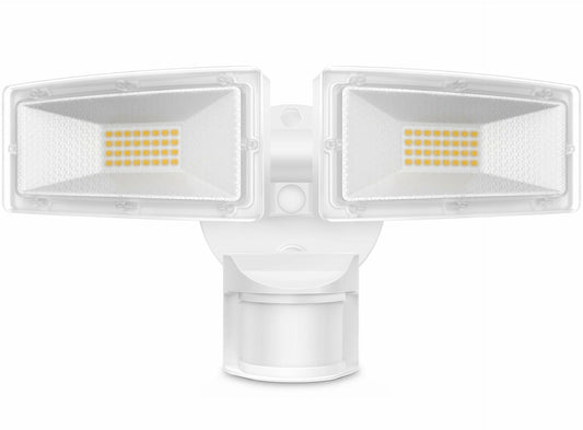 Security Lights Outdoor 3200LM 32W LED Motion Sensor Flood Light White