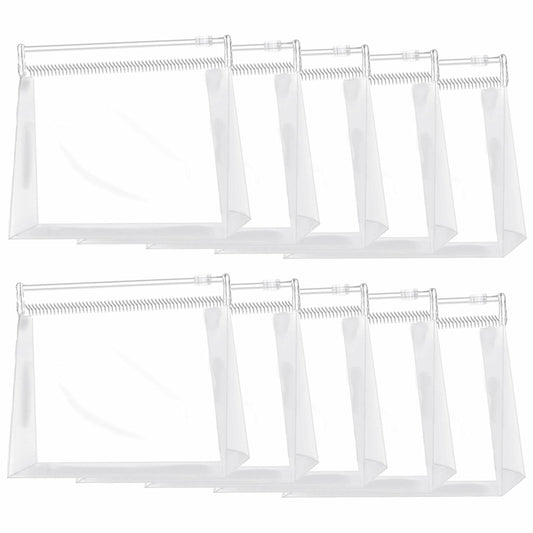 PIYIENR Clear Makeup Bag Set 5 Pcs Large PVC Waterproof Transparent Organizer