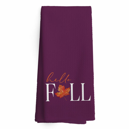 Voatok Fall Decor Towels Kitchen Bathroom Light Yellow