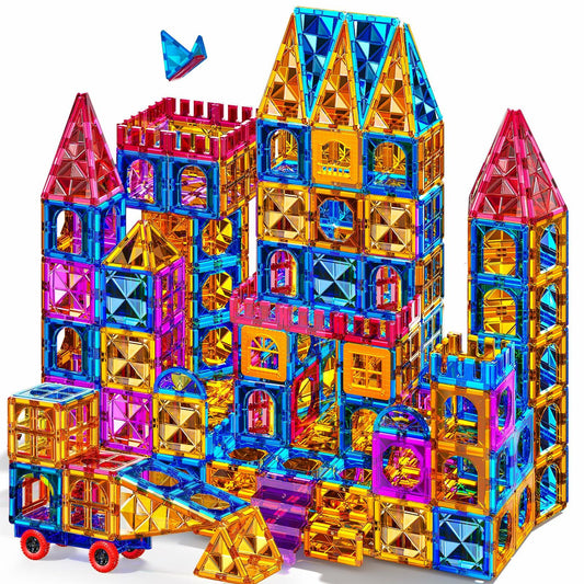 SNAEN Magnet Building Tiles 96 Pieces 3D Blocks Educational Toy for Kids