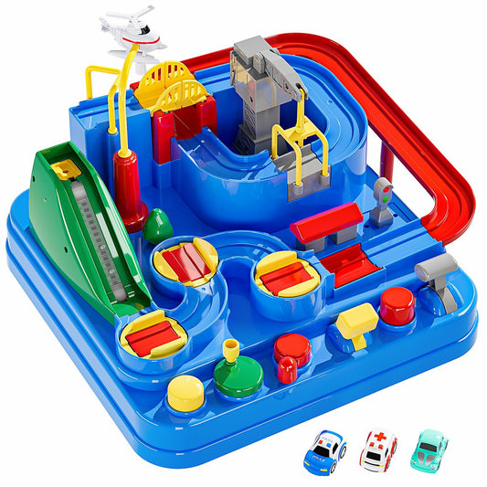Educational Race Track Car Toys City Rescue Cars for Kids Ages 2-8 Years