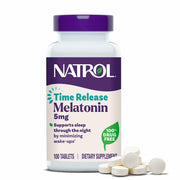BestBy04/27 Natrol Melatonin 5mg Time Release Sleep Aid 100 Tablets
