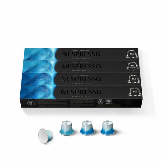BB06/25 Nespresso Original Line Iced Coffee Capsules Variety Pack 40-Count