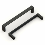 homdiy 5Pack 6.25in Matte Black Cabinet Handles 160mm Hole Centers