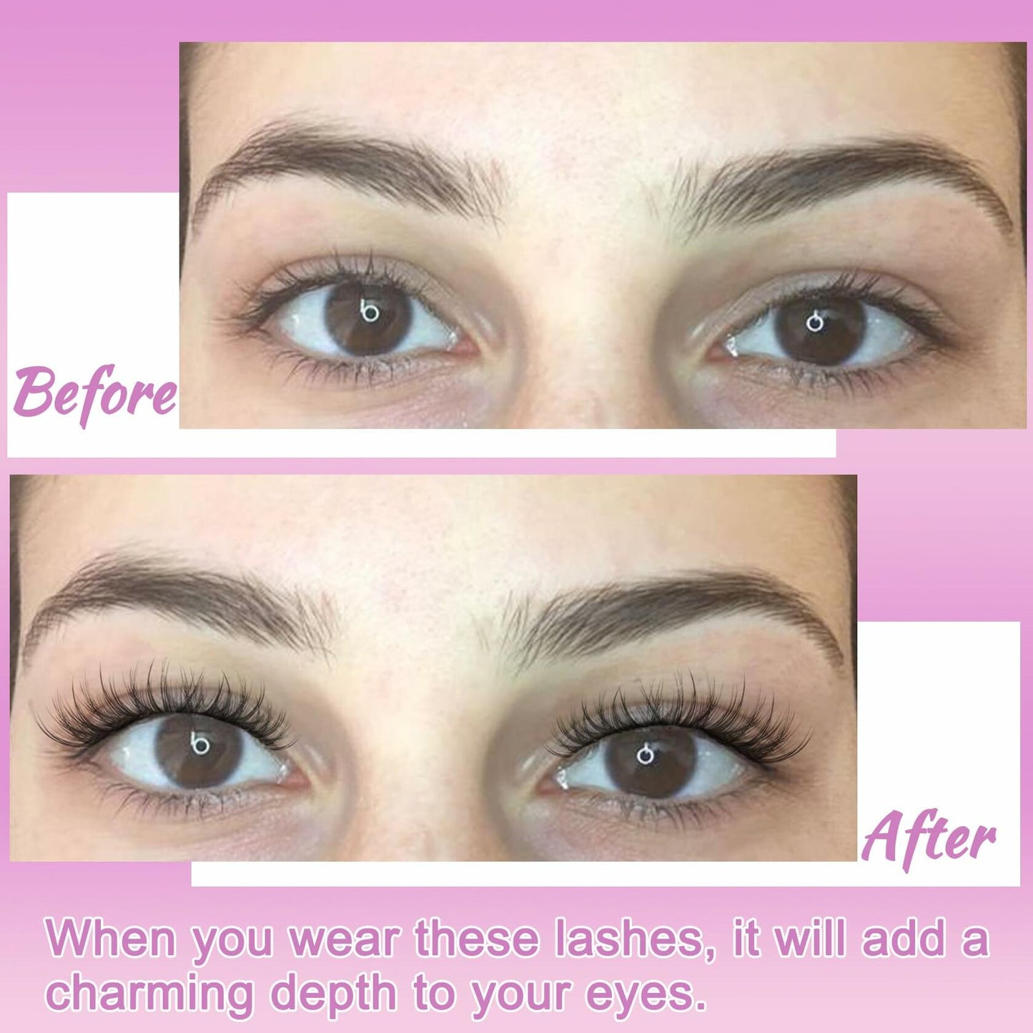 Losha Lash Extension Kit 144pcs Wispy Clusters 8-16mm C Curl Natural