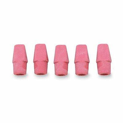 Pink Pencil Cap Erasers Set of 3 Pink Pencil Top Eraser Caps