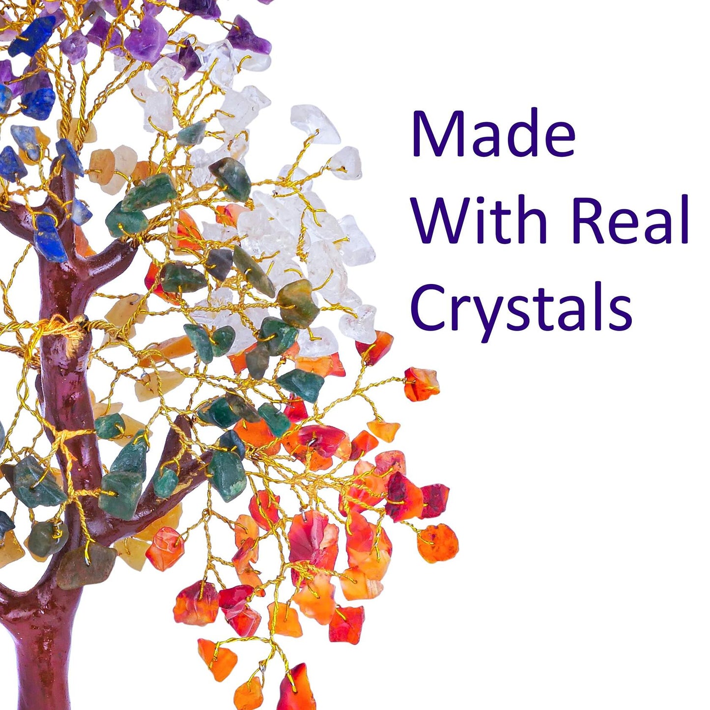 7 Chakra Tree of Life Feng Shui Gemstone Bonsai Spiritual Decor Gifts