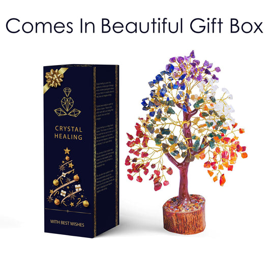 7 Chakra Tree of Life Feng Shui Gemstone Bonsai Spiritual Decor Gifts