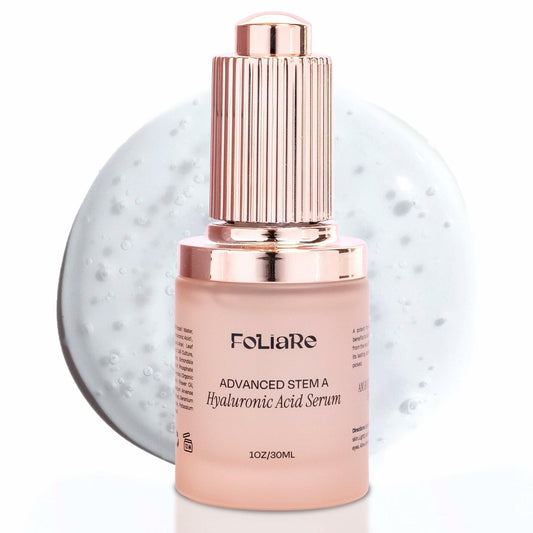 Foliare Hyaluronic Acid Face Serum Apple Stem Cells Vitamin C 1 oz