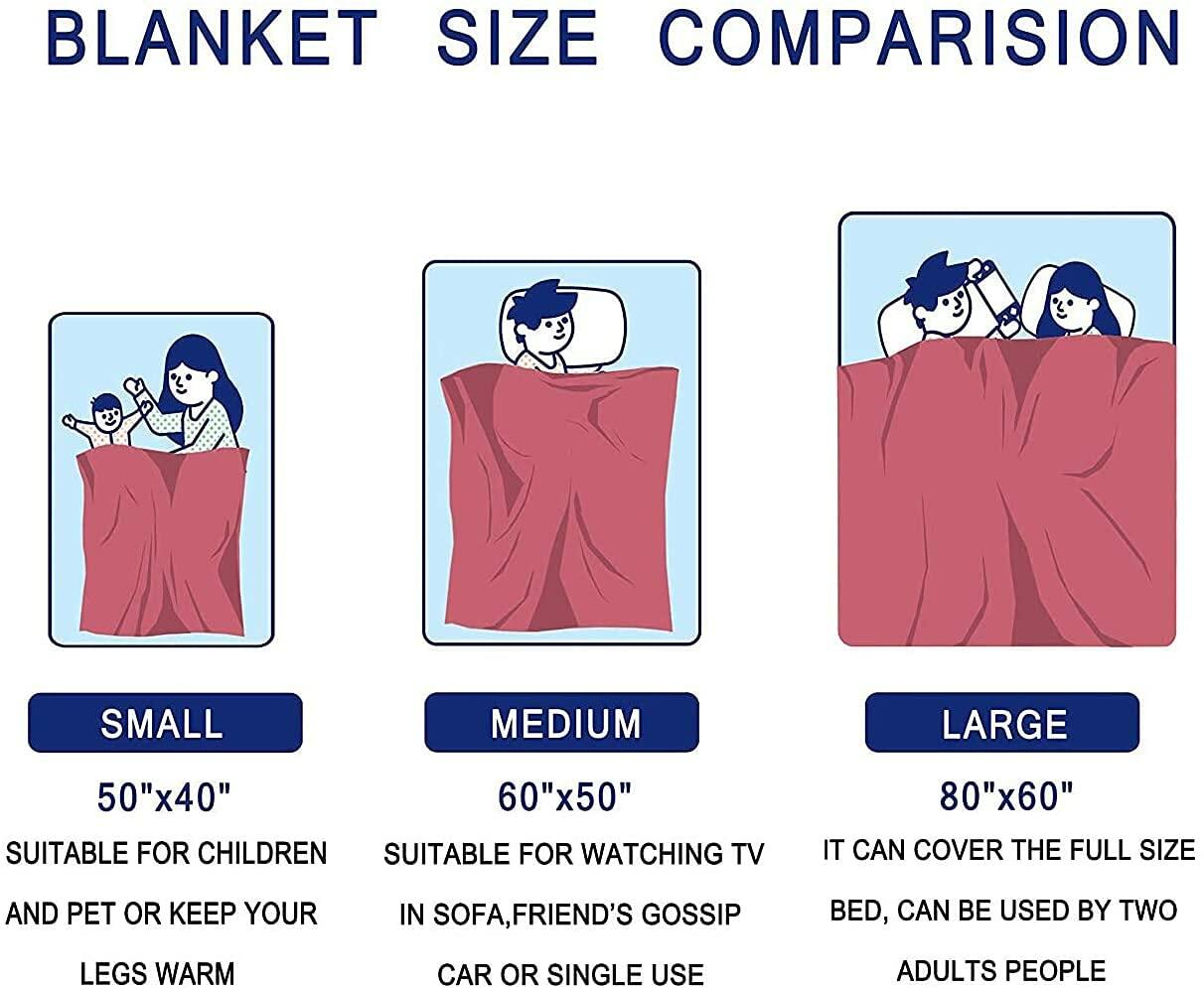 Poitvd Super Soft Flannel Throw Blanket for Mom Anniversary Gift White