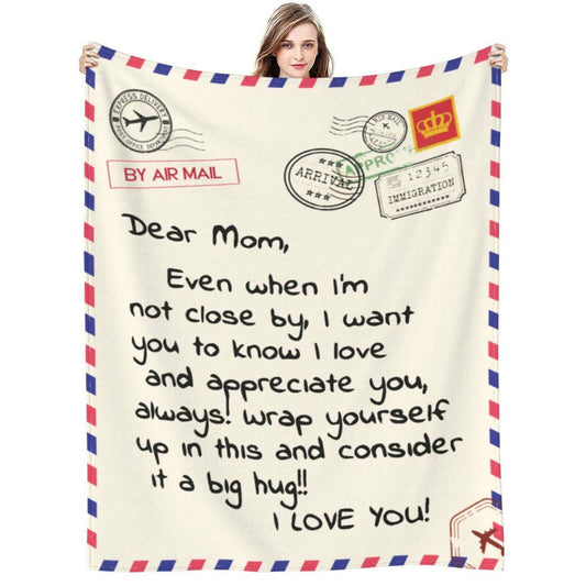 Poitvd Super Soft Flannel Throw Blanket for Mom Anniversary Gift White
