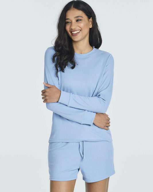 Plus Size 2 Pack Women's Summer Lounge Pajama Sets Casual Knit Shorts 3X