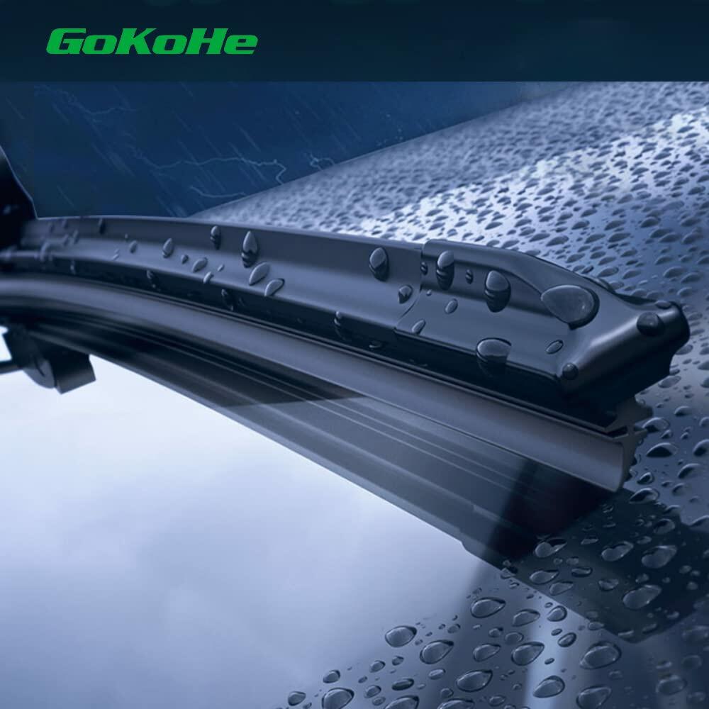 GoKoHe Windshield Wiper Blades 21"+20" for Honda CR-V Dodge Dakota PT Cruiser