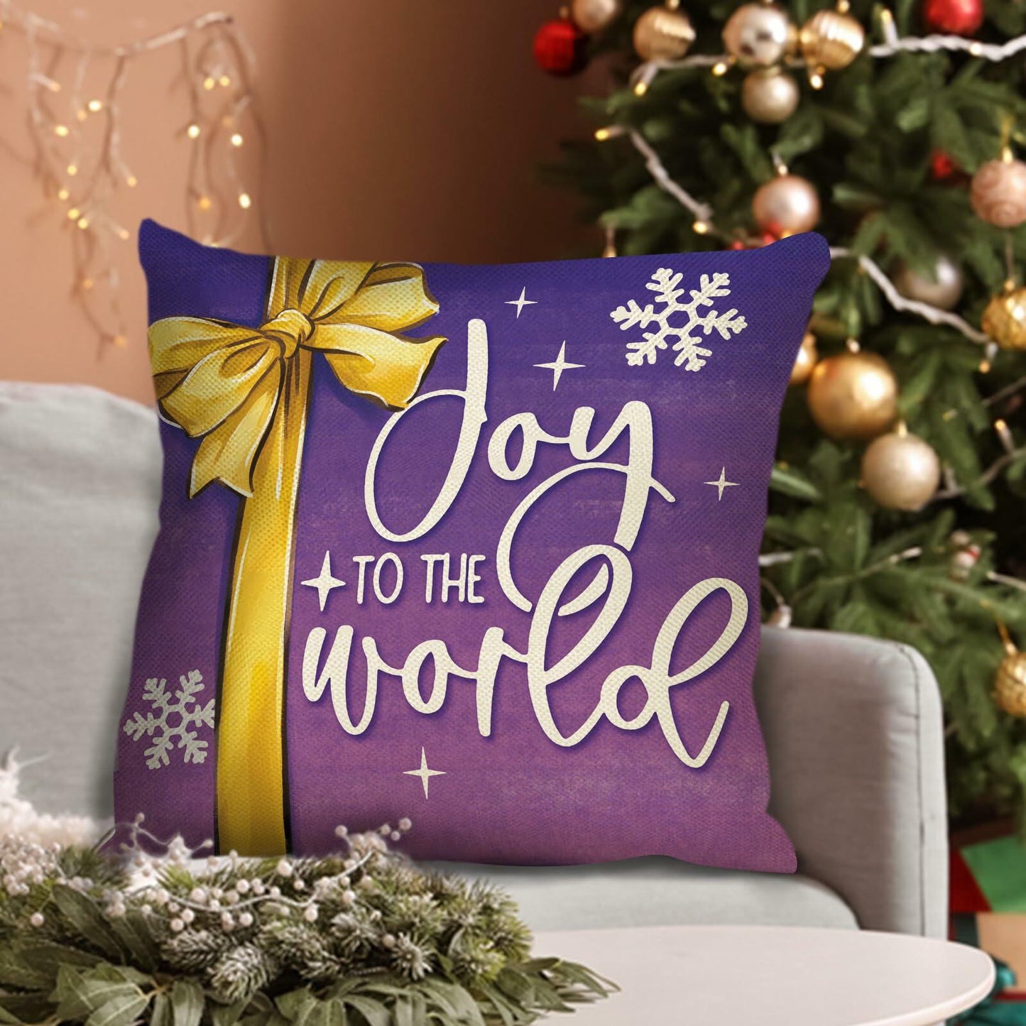 Ussap Nutcracker Christmas Throw Pillow Covers 18x18 Red Green Set of 4