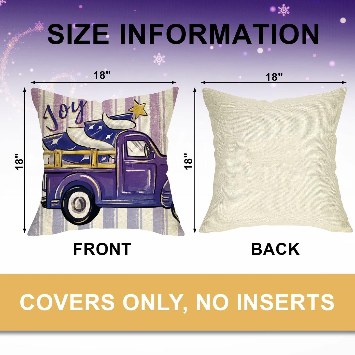 Ussap Nutcracker Christmas Throw Pillow Covers 18x18 Red Green Set of 4