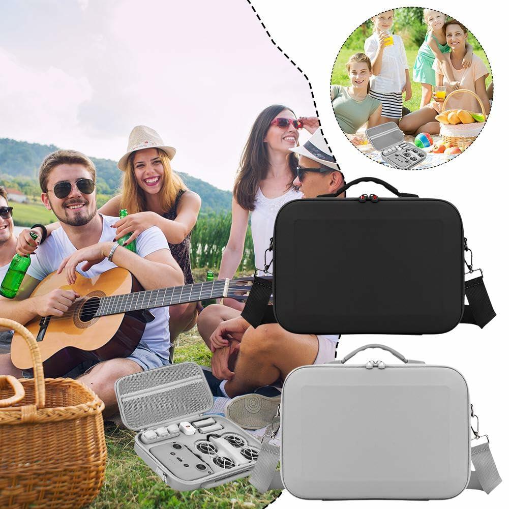 CTDWNT Carrying Case for DJI Neo Drone Accessories PU Leather Shoulder Bag
