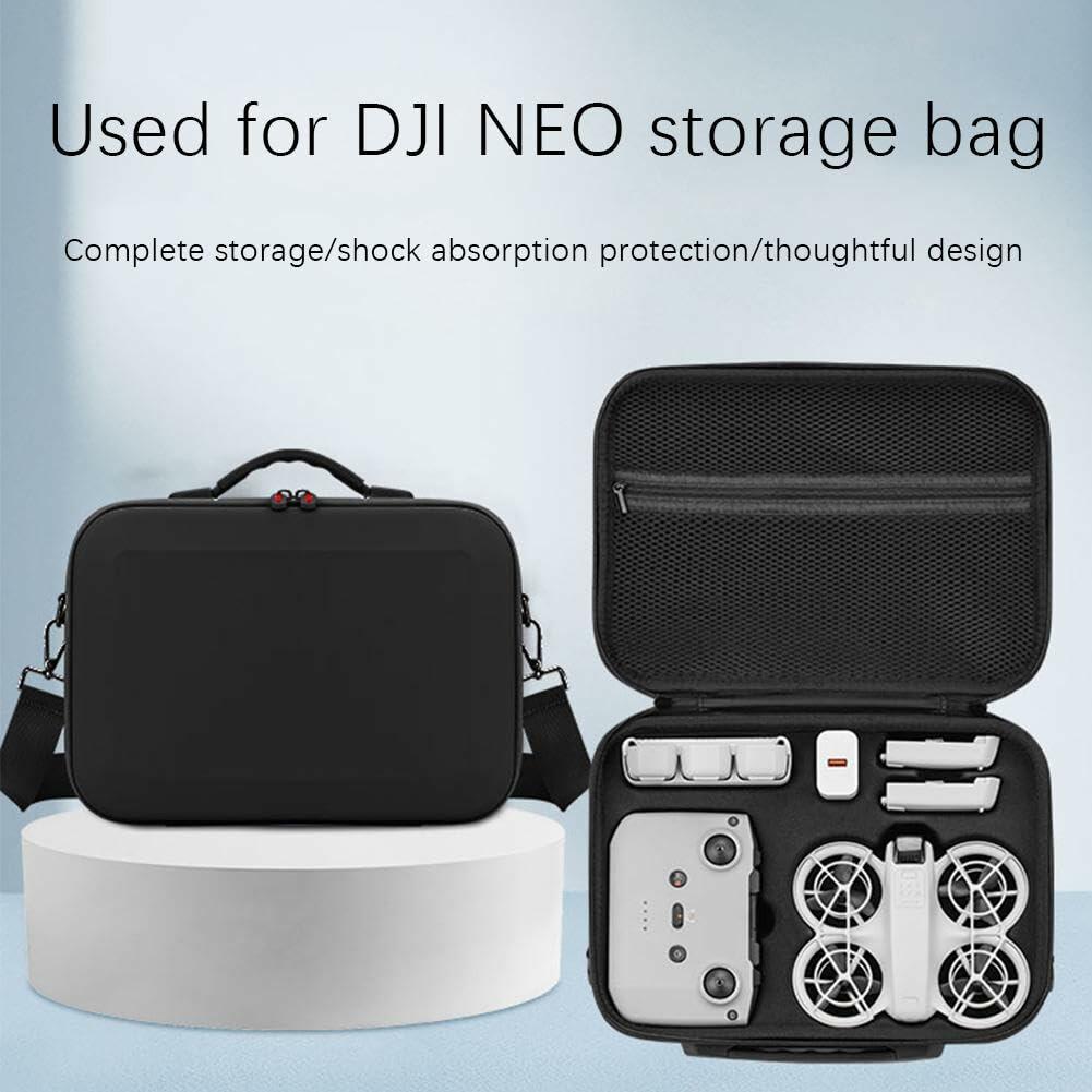 CTDWNT Carrying Case for DJI Neo Drone Accessories PU Leather Shoulder Bag