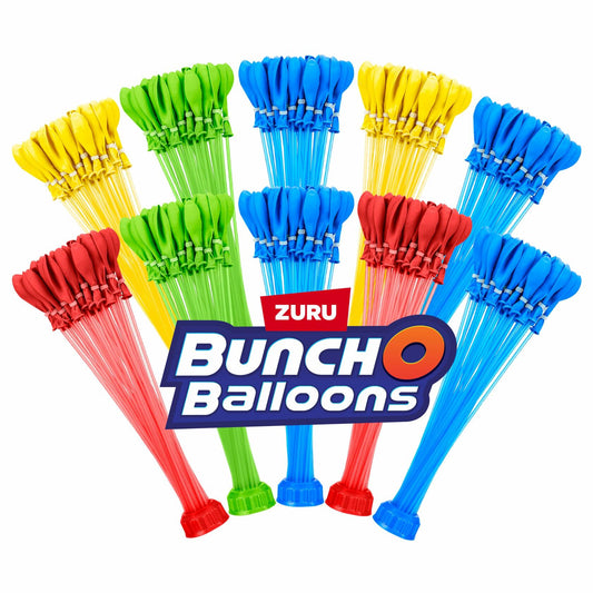 ZURU Bunch O Balloons 330+ Multi-Colored Rapid-Fill Water Balloons 10 Pack