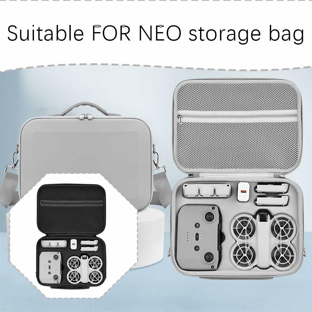 CTDWNT Carrying Case for DJI Neo Drone Accessories PU Leather Shoulder Bag