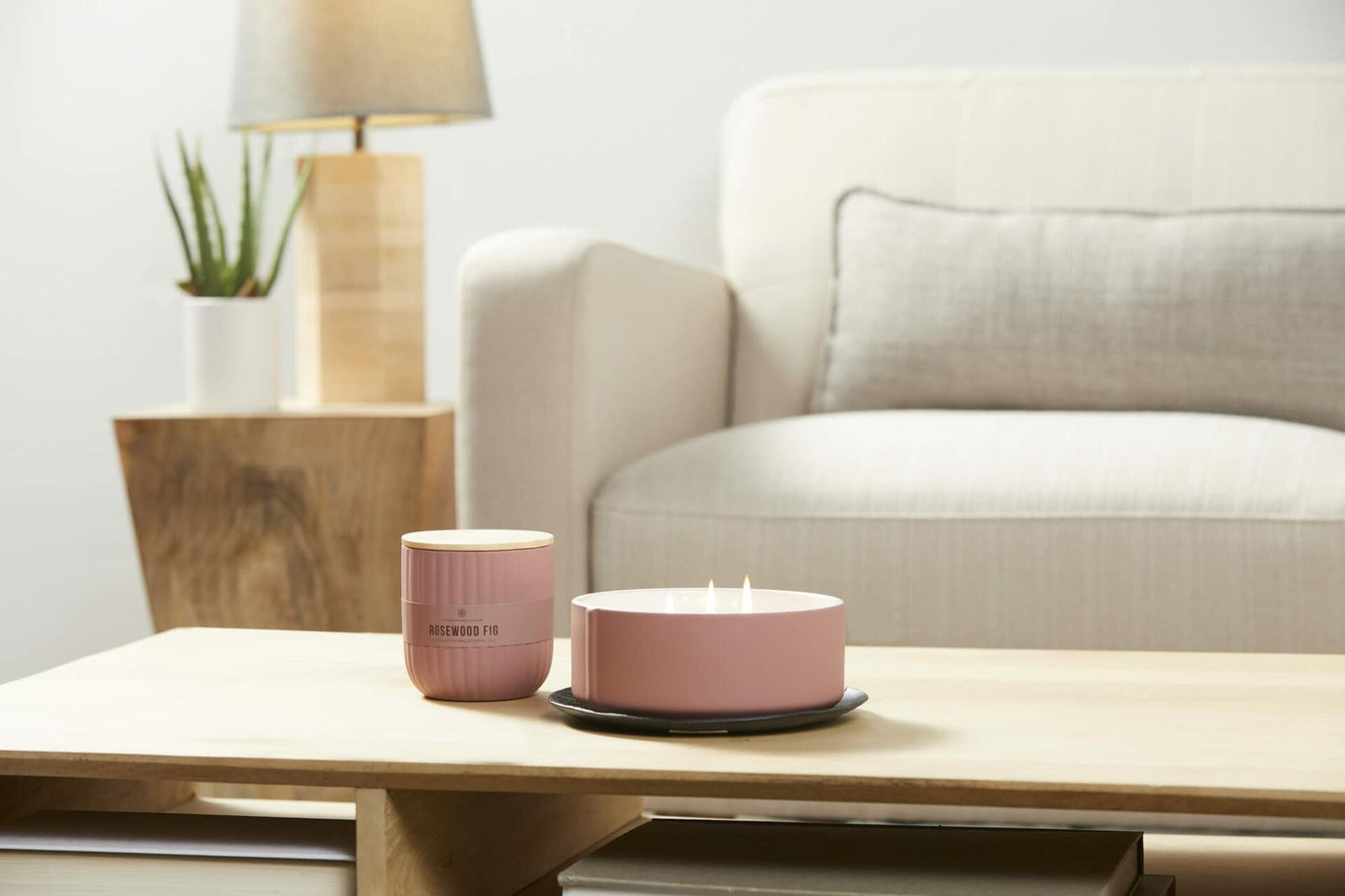 Chesapeake Bay Candle PT42076 Multi-Wick Ceramic Rosewood Fig