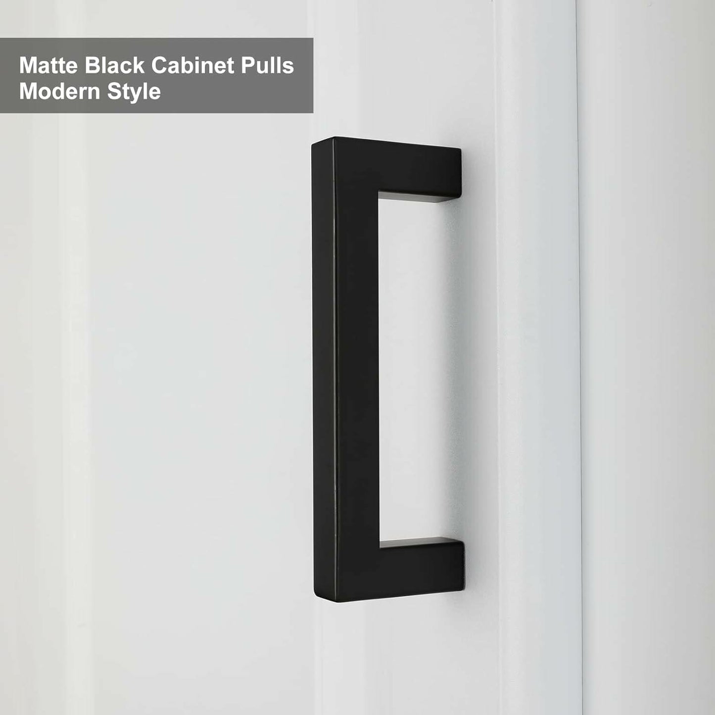 goldenwarm 20 Pack 5in Brushed Nickel Modern Square Cabinet Pulls