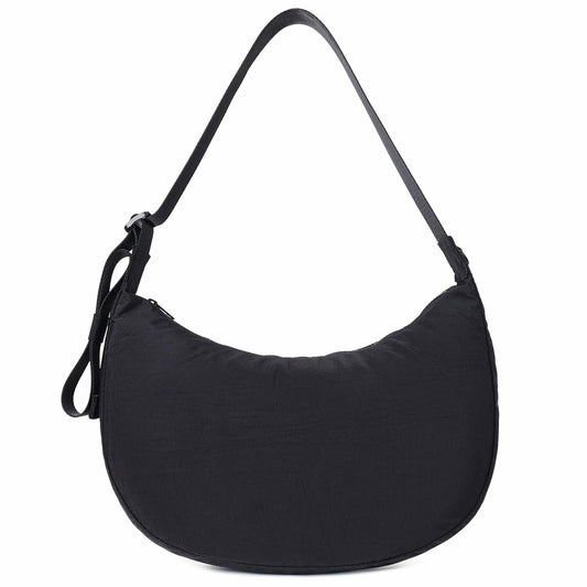 ATERITSSI Nylon Crescent Shoulder Crossbody Bag Adjustable Strap