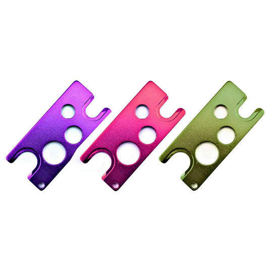 Faddare Essential Oil Bottle Opener Set 3pcs Purple Rose Red Green