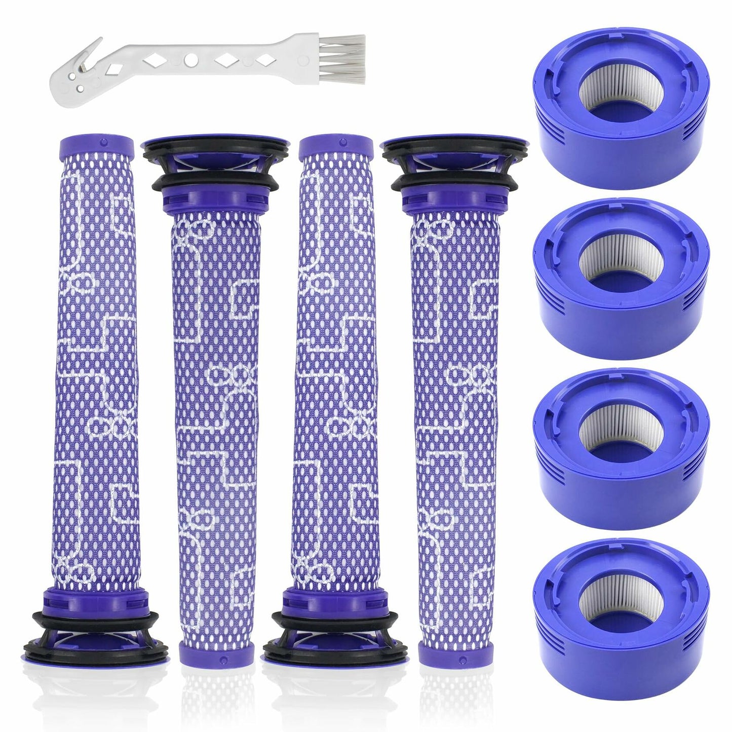 ATXKXE Vacuum Filter for Dyson V7 V8 Animal Absolute 4 Pre & 4 Post Filters