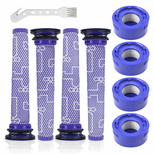 ATXKXE Vacuum Filter for Dyson V7 V8 Animal Absolute 4 Pre & 4 Post Filters