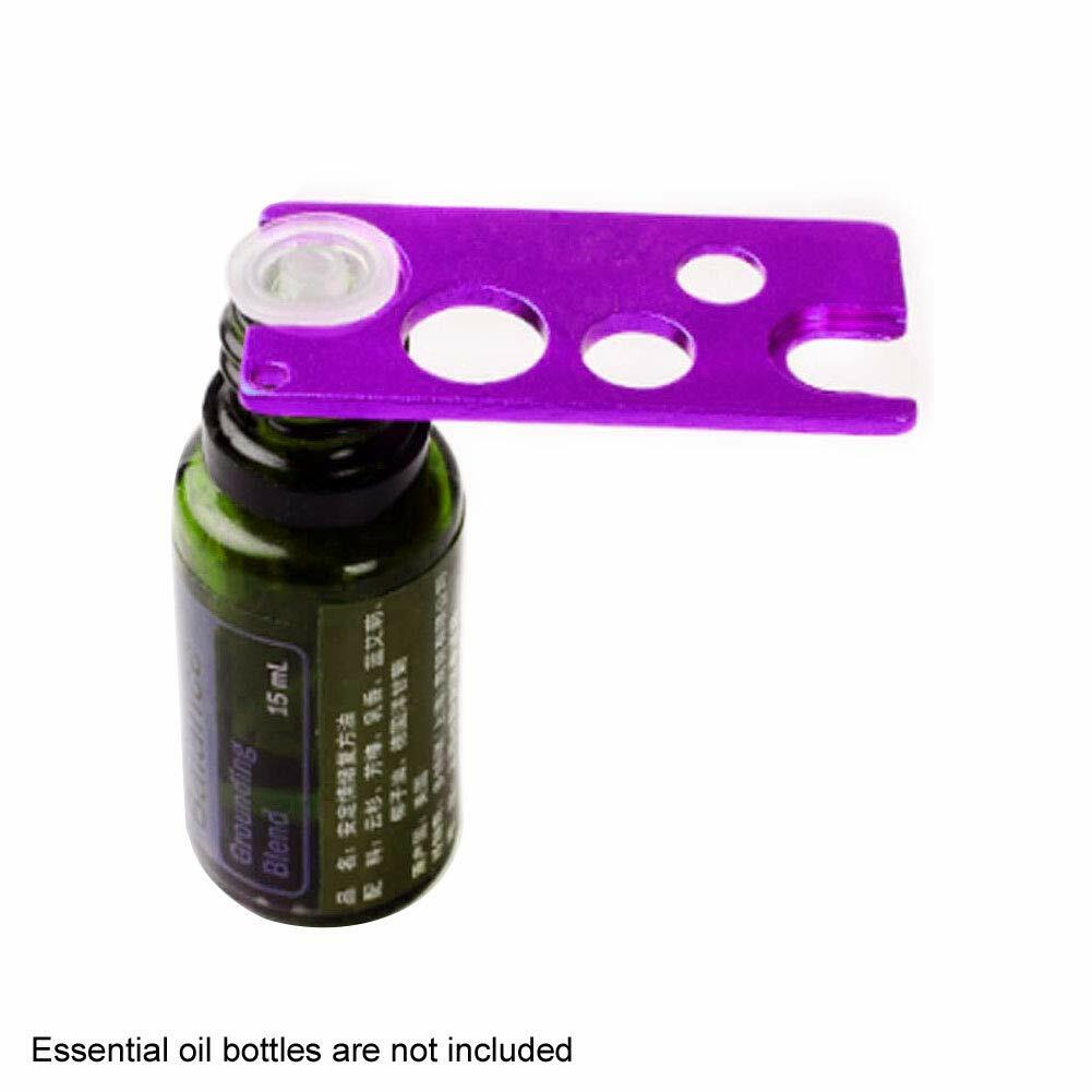 Faddare Essential Oil Bottle Opener Set 3pcs Purple Rose Red Green