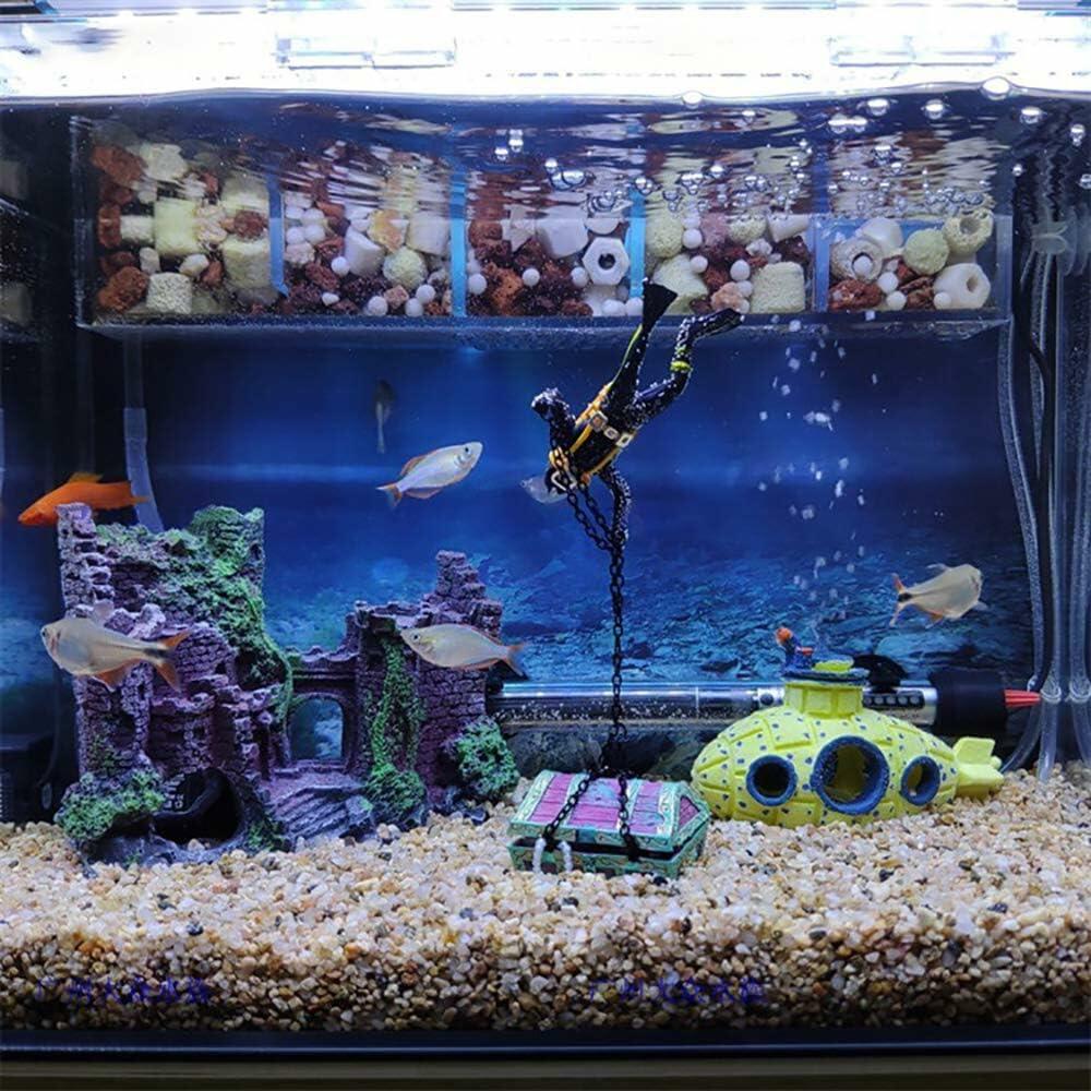 Kuuleyn Ancient Castle Resin Aquarium Decoration Hideout Stone Cave