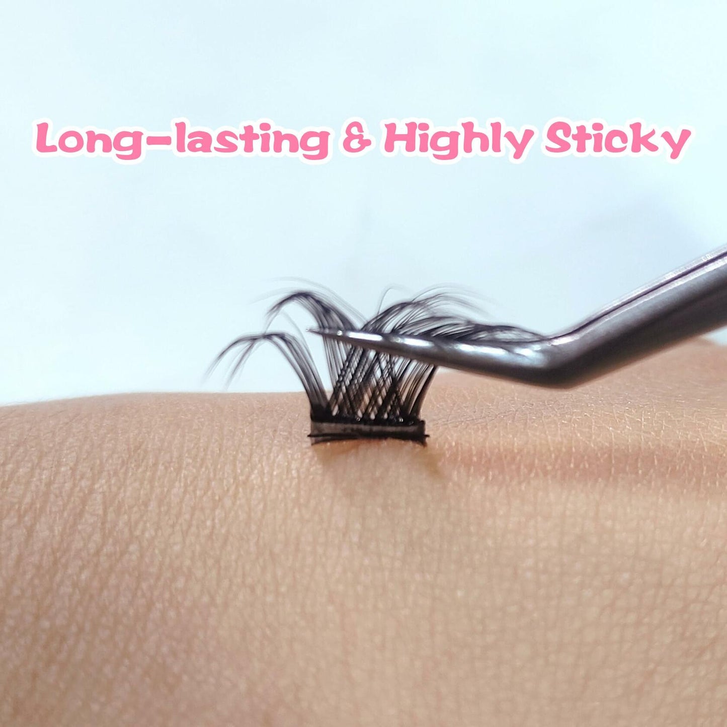 EYDEVRO Self Adhesive Lash Clusters 120pcs 8-16mm Mixed Length Reusable