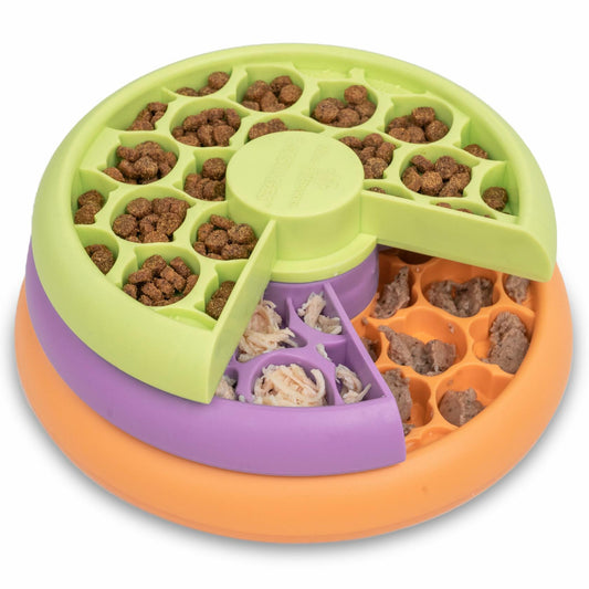 [Like_new] Catstages Kitty Lickin' Layers Interactive Cat Slow Feeder Toy 80+ Compartments