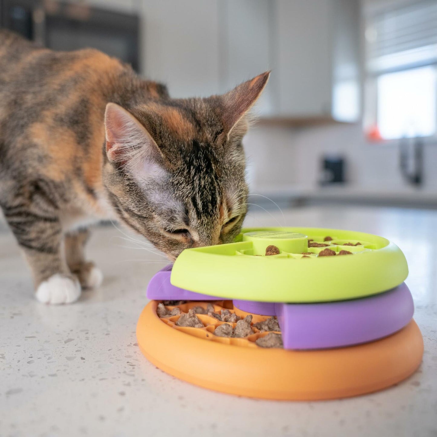 [Like_new] Catstages Kitty Lickin' Layers Interactive Cat Slow Feeder Toy 80+ Compartments