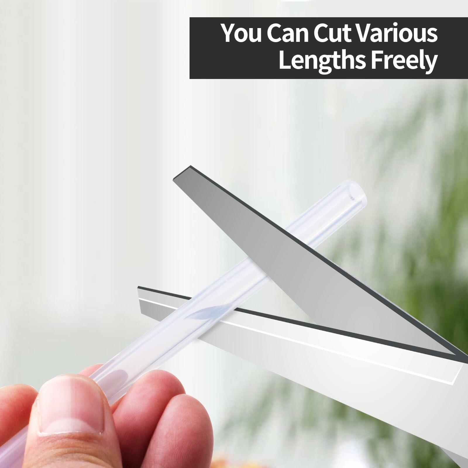 Grosmimi Replacement Straw 5-Pack with Cleaning Brush Clear Compatible