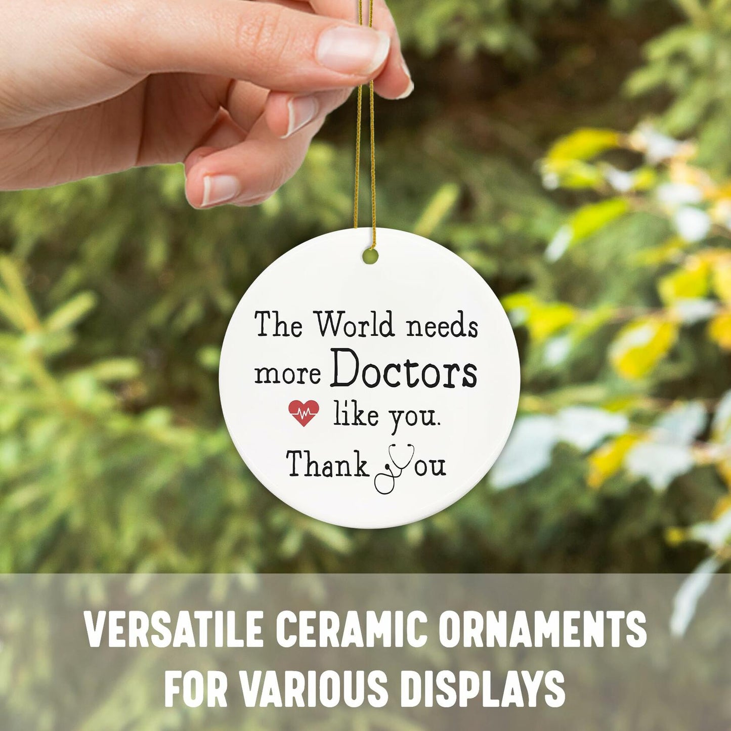 Voatok Doctor Christmas Tree Ornament Hanging Decoration Gift