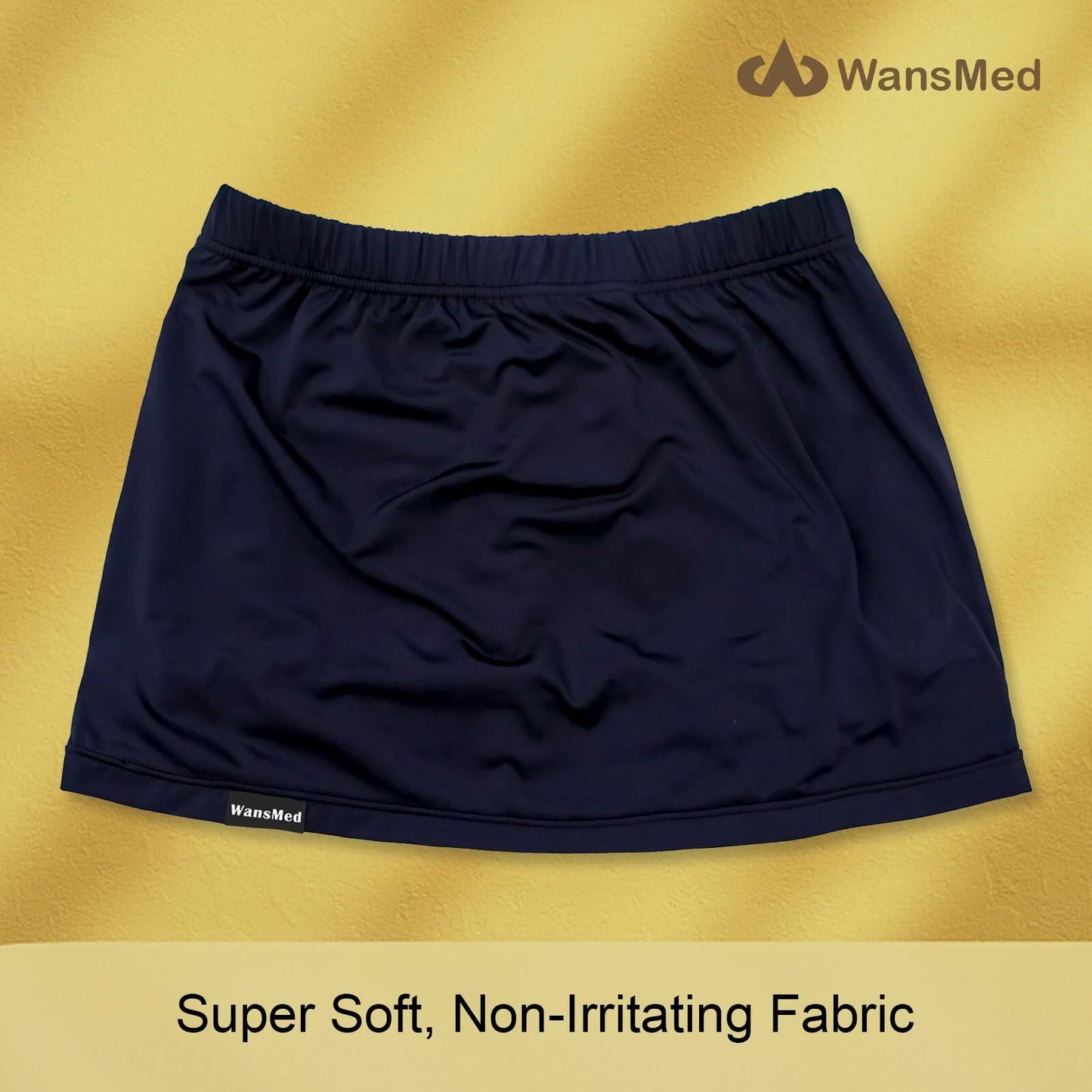 WansMed Ostomy Support Garment Secure Colostomy Bags Black Size M