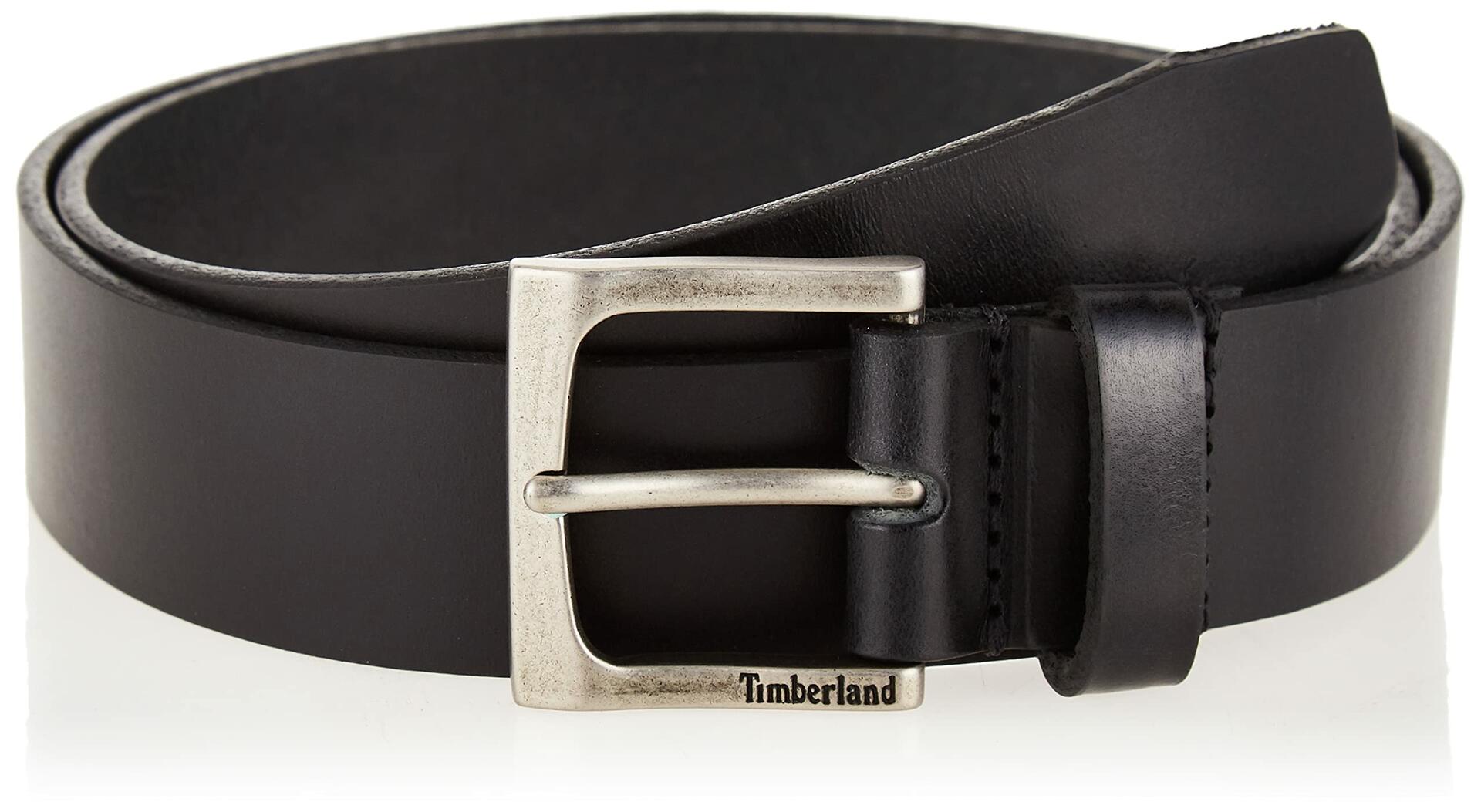 Timberland Men's 35MM Classic Jean Belt Black Size 36
