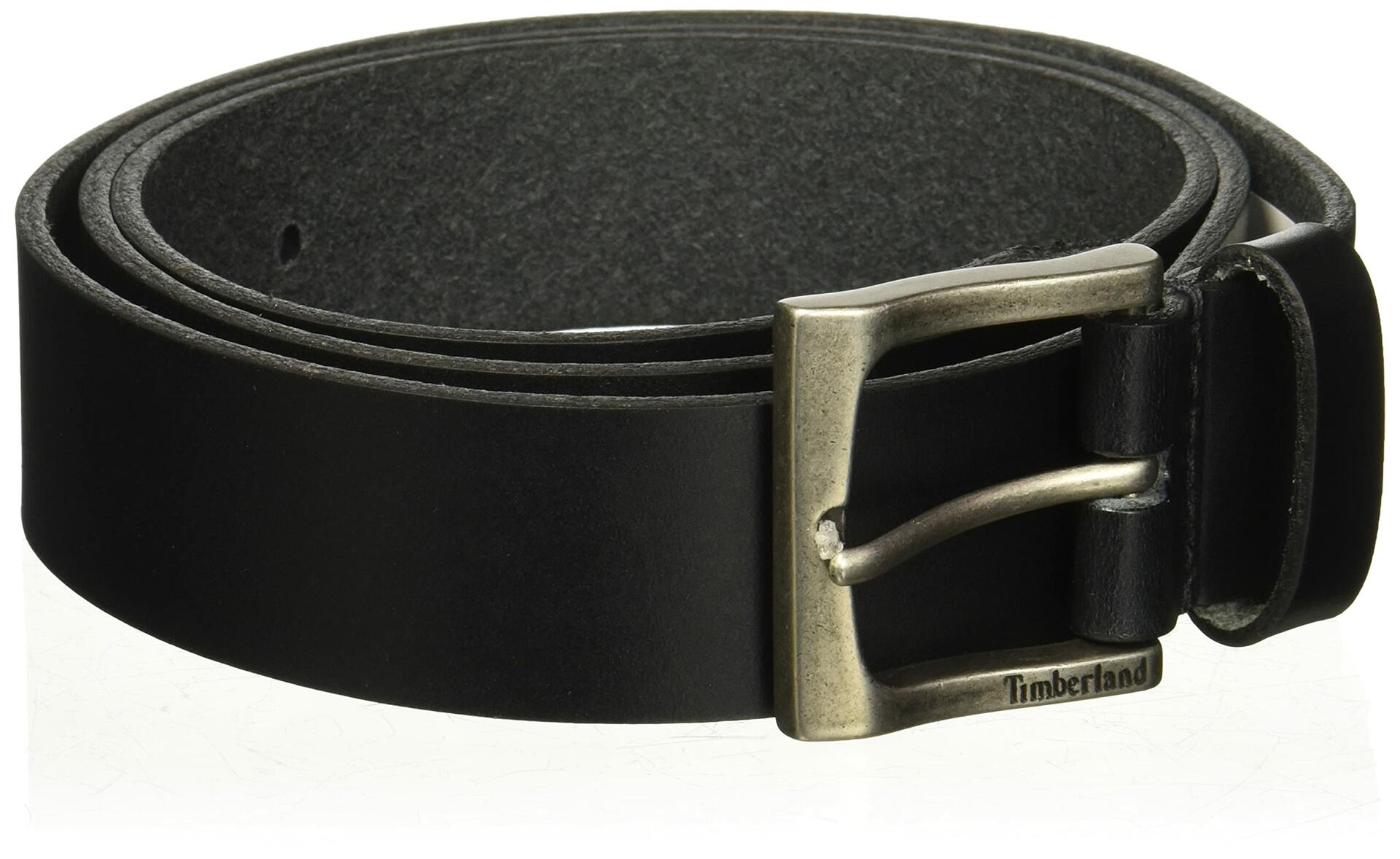 Timberland Men's 35MM Classic Jean Belt Black Size 36