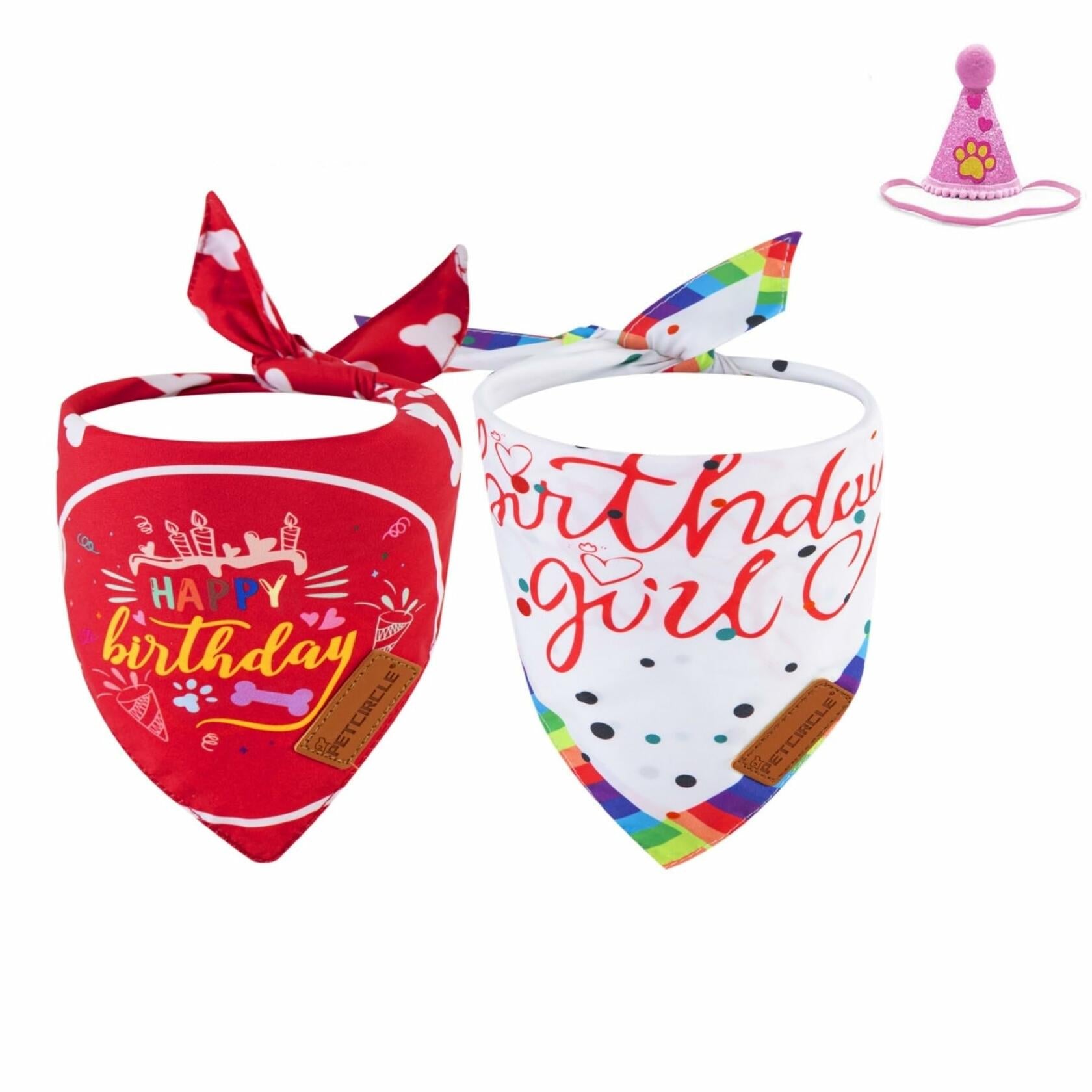 Big Brother Bandana Dog Birthday Double Layer Fabric Blue X-Large Size XL